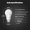 Feit Electric Feit A19 E26 (Medium) LED Bulb Daylight 60 Watt Equivalence 4 pk OM60DM/950CA/4 - alternate 8